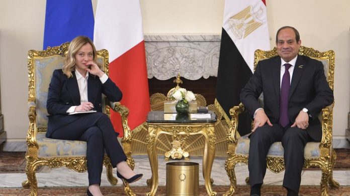 Italy's PM Giorgia Meloni praises her country's role in EU deal with Egypt