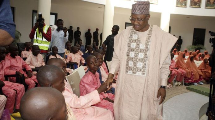 Nigerian parents reunites with their children who were in captivity